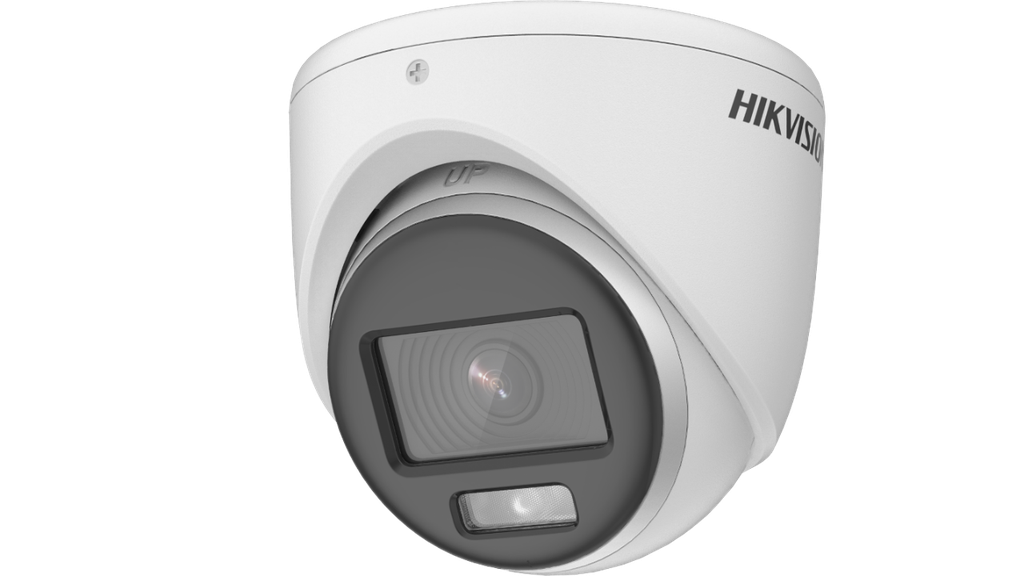 CAMARA IP, HIKVISION, TURRET, COLORVU, 2MP, 2.8MM, IR 30M, DWDR, 12VCC/POE