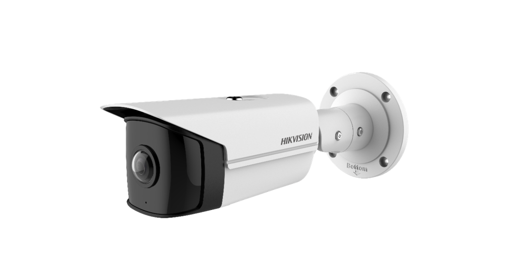 CAMARA IP, HIKVISION, BULLET, 4MP, 1.68MM, IR 20, 180 Grados, ANALÍTICA VCA X4: INTRUSIÓN, CRUCE DE LÍNEA