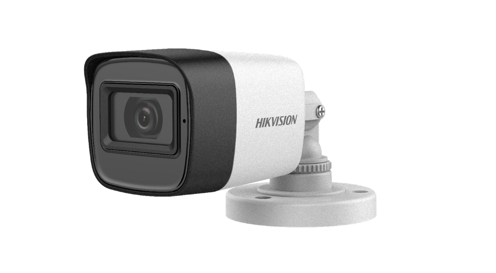 CAMARA HIKVISION, BULLET, 2MP , IR 25 M, METALICA, MIC AUDIO POR COAXIAL