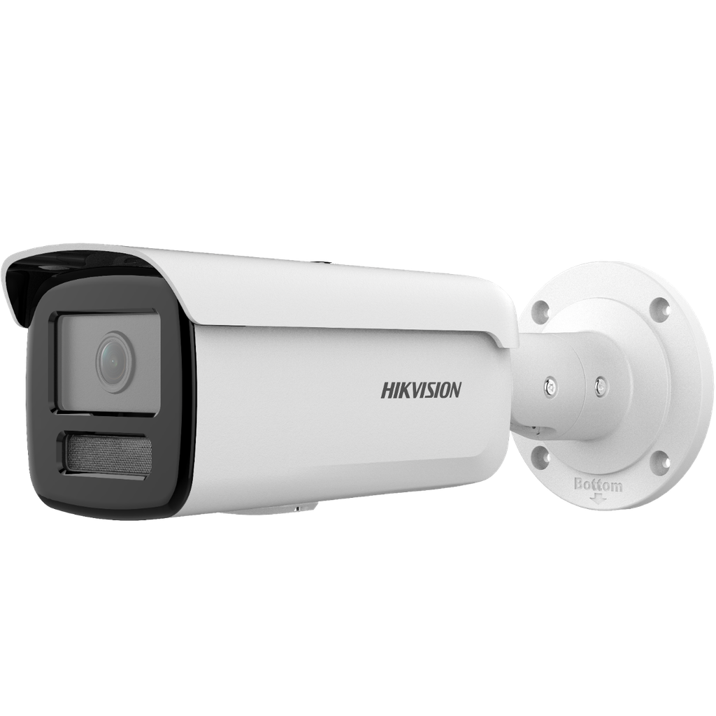 CAMARA IP, HIKVISION, ACUSENSE, BULLET, 2MP, 2.8MM, IR 60M, DWDR, 12VCC/POE