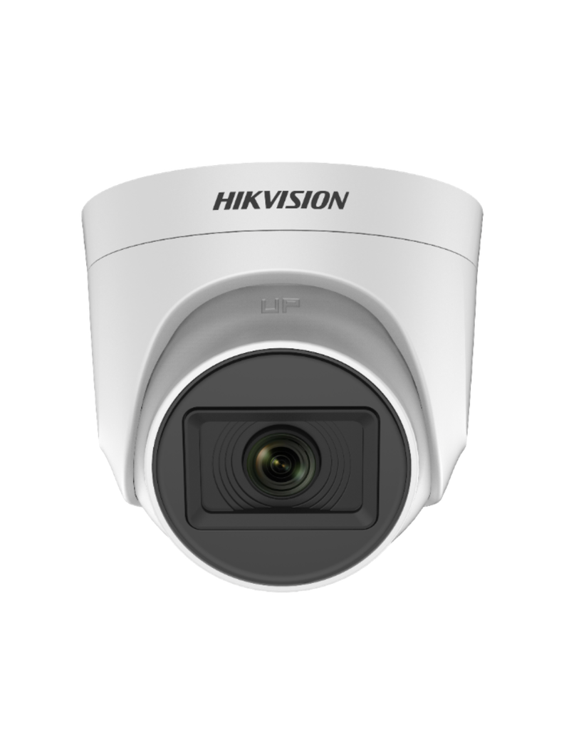 CAMARA HIKVISION, TURRET,  5MP, 2.8MM, IR 20M,PLASTICA, MIC AUDIO POR COAXIAL