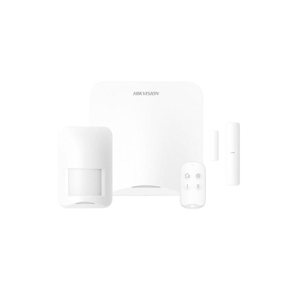 KIT ALARMA INALAMBRICA AXHOME HIKVISION 4G WIFI, CENTRAL +CONTROL + SENSOR + MAGNETICO