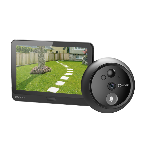 KIT VIDEOPORTERO DOMESTICO,EZVIZ, 2 MP, TIMBRE INALAMBRICO (CS-HP4-R100-6E2WPFBS)