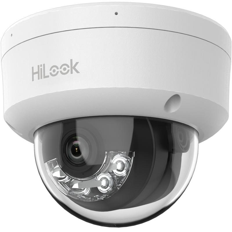 CAMARA IP, HILOOK (BY HIKVISION), DOMO, 2MP, 2.8MM, IR 30M, DETEC. HUMANO Y VEHICULOS, MICROFONO, POE (EQUIVALE 1121G2)