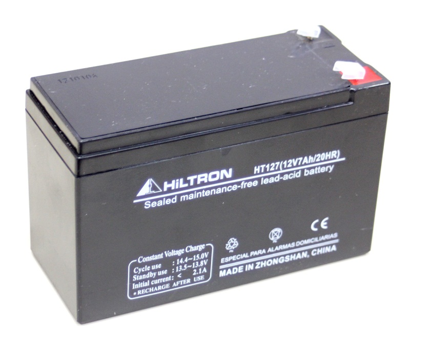 BATERIA 12V 7 AMP, HILTRON