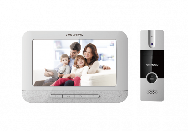 PORTERO VISOR HIKVISION , ANALOGICO, MONITOR 720P (DS-KH2220) , FRENTE PLASTICO  (DS-KB2411T-IM) *OFERTA -20% X2