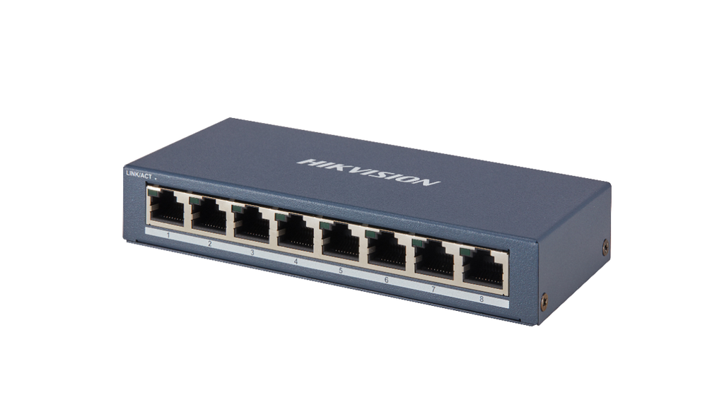 SWITCH HIKVISION DE 8 PUERTOS 1GBPS 