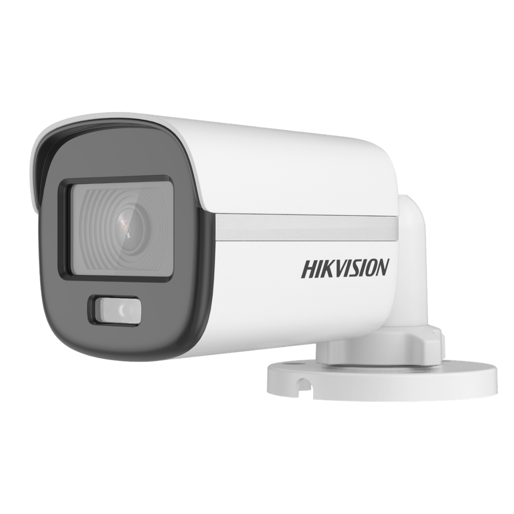 CAMARA HIKVISION, BULLET, COLORVU, 2MP, 2.8MM, IR 20 M, LUZ BLANCA, METALICA,