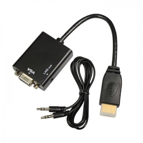 [AR HDMI VGA CA] ADAPTADOR HDMI A VGA CON AUDIO