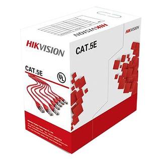 CAJA DE CABLE UTP HIKVISION EXTERIOR NEGRO CAT 5, 100% COBRE, 305 MTS (DS-1LN5EO-UU)