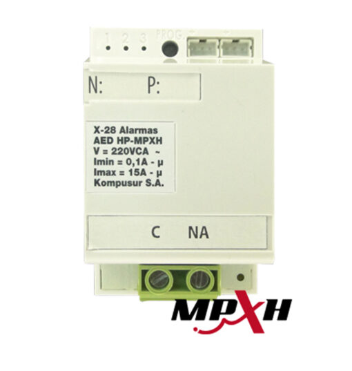 [AED 1H-MPXH] CONTROL DISP ELECTRICOS, 1 RELE 15 AMP, RIEL DIN