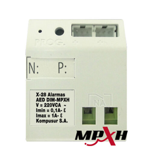 [AED DIM-MPXH] CONTROL DISP ELECTRICOS, 1 TRIAC 1 AMP, DIMERIZABLE, RIEL DIN