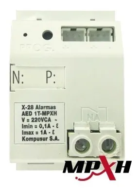 [AED 1T-MPXH] CONTROL DISP ELECTRICOS.1 TRIAC 1 AMP, RIEL DIN