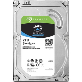 DISCO RIGIDO SEAGATE SKYHAWK DE 2 TB SATA P/ VIDEO VIGILANCIA  *1 DISCO POR DVR O NVR*