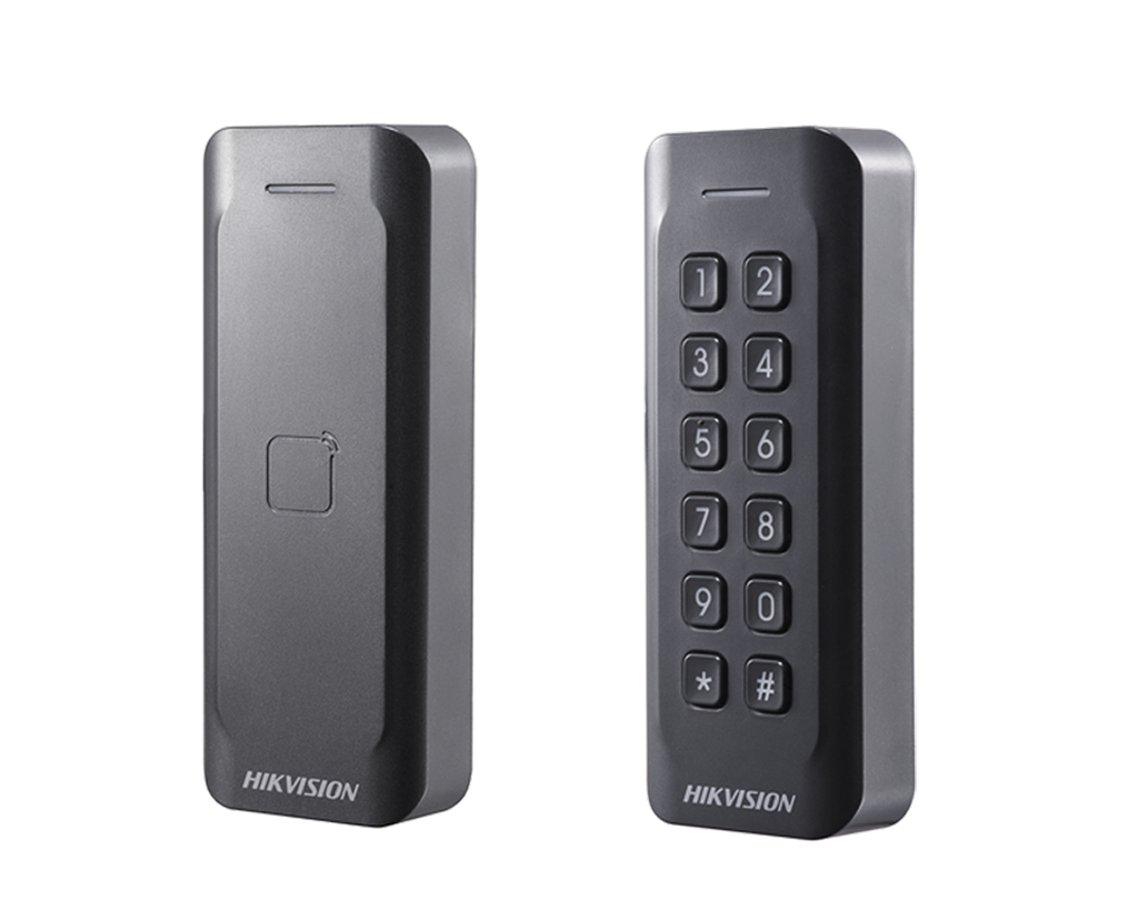 [DS-K1802M] LECTORA DE TARJETA MIFARE SIN TECLADO, IP65, WIEGAND, 12VDC