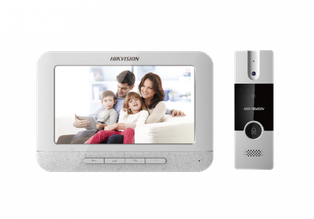 PORTERO VISOR HIKVISION , ANALOGICO, MONITOR 720P (DS-KH2220) , FRENTE PLASTICO  (DS-KB2411T-IM) *OFERTA -20% X2