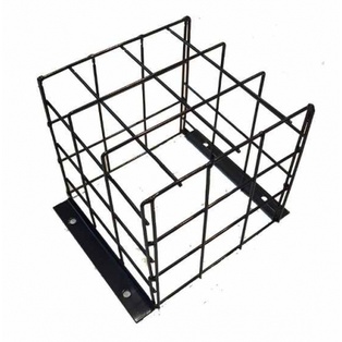 REJA PROTECTORA PARA CAMARAS 30X30X30, COLOR NEGRO, ESPESOR 3.2 MM, 4 ARANDELAS