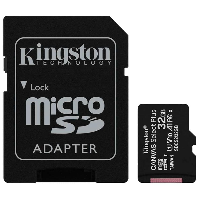 [MICROSD32KIN] TARJETA DE MEMORIA MICRO SD 32GB KINGSTON ADAP. HC CLASE 10 (SDCS2/32GB)
