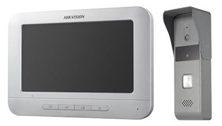PORTERO VISOR HIKVISION , ANALOGICO, MONITOR 720P (DS-KH2220) , FRENTE ALUMINIO