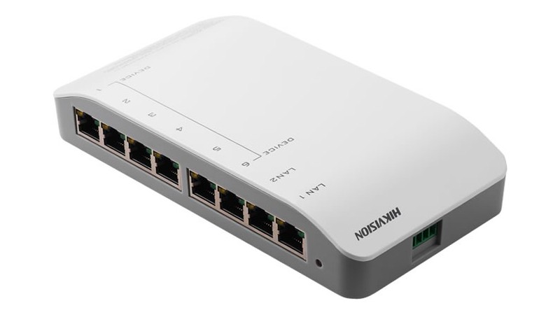 [DS-KAD606-N] DISTRIBUIDOR DE 8 RJ-45, PARA 6 PORTEROS DE INTERIOR 