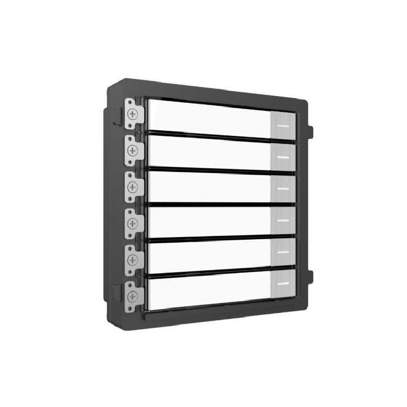 [DS-KD-KK] MÓDULO PULSADOR SIMPLE CON 6 BOTONES DE LLAMADA PARA ESTACIÓN IP EXTERIOR