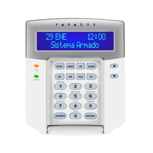 TECLADO EVO LCD ALFANUMERICO, 192 ZONAS / 8 PARTICIONES 