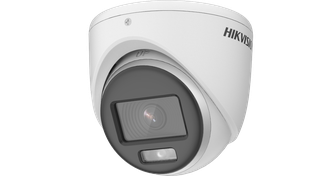 CAMARA IP, HIKVISION, TURRET, COLORVU DUAL, 2MP, 2.8MM, IR 30M, DWDR, 12VCC/POE