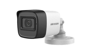 CAMARA HIKVISION, BULLET, 2MP , IR 25M, METALICA, MIC AUDIO POR COAXIAL