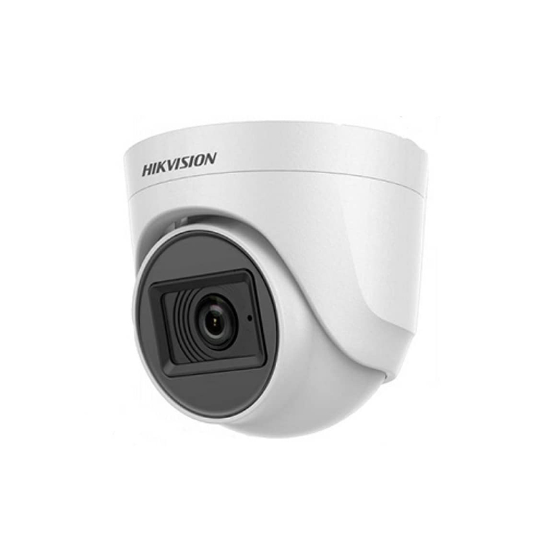 [DS-2CE76D0T-ITMFS] CAMARA HIKVISION, TURRET,  2MP ,  2.8MM, EXIR 20M, METAL, MIC AUDIO POR COAXIAL