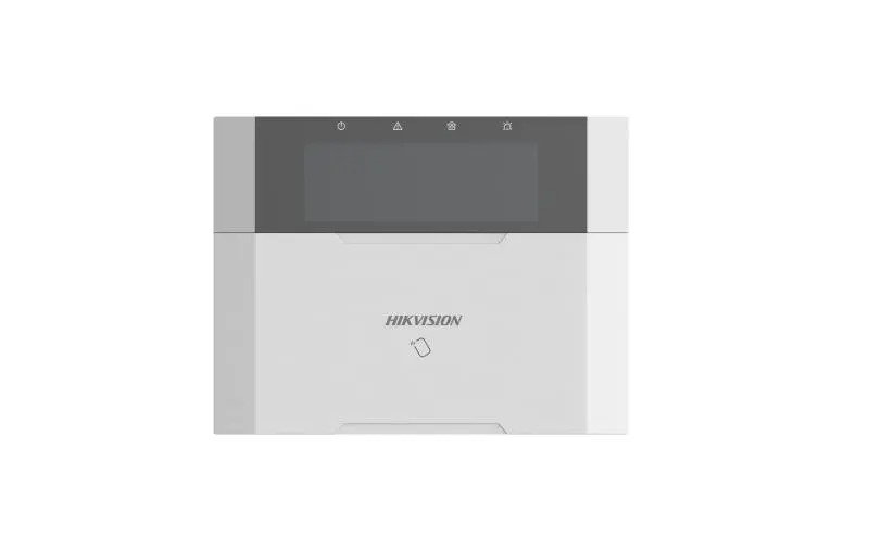 [DS-PK1-LRT-HWB] TECLADO LCD CON LECTOR DE TAG INTEGRADO, 2 ENTRADAS DE ALARMA Y 1 SALIDA, COMPATIBLE CON PANELES AXPRO