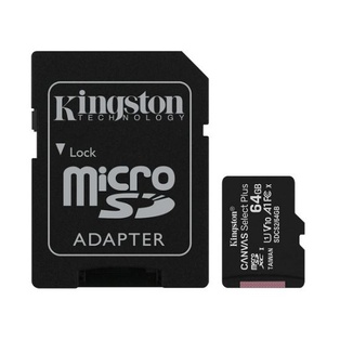 TARJETA DE MEMORIA MICROSD 64GB KINGSTON ADAP. CLASE 10 UHS-I (SDCS2/64GB)