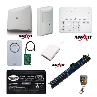 KIT ALARMA  INAL. X28 , N4+T4S+B12NARU+MPIBEEPR+MD70W+TX4RC+S16W  (0424/20%)