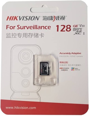 TARJETA MICROSD 128GB HIKVISION, VIGILANCIA, LINEA P PRO , ESPECIAL  24/7, HASTA 4K