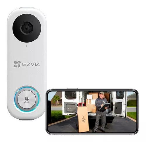 [DB1] VIDEOPORTERO EZVIZ DB1Pro, 1 TIMBRE , 5MP, WIFI, 180 GRADOS, 16 VCA a 24 VCA (NO INCLUYE TRAFO) (CS-DB1-B0-1J5W2FR)