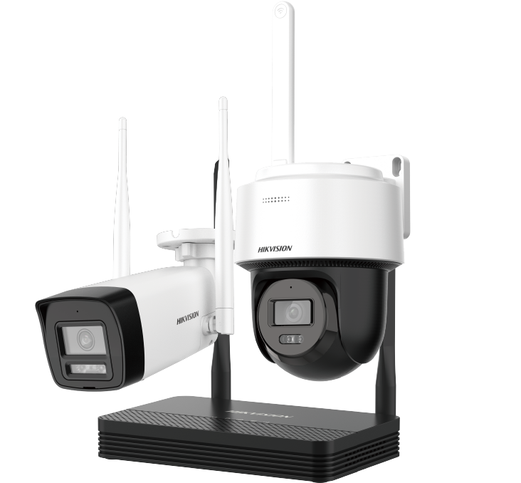 [NKS424W03H] KIT WIFI HIKVISION EASYLINK (NKS424W03H) 4 MEGAS, SE COMPONE DE  NVS (DS-7104NI-S1/W/KIT) + BULLET (DS-2CV1043G2-LIDWF) + DOMO PT (DS-2DE2C400MWG/W-KIT),INCLUYE FUENTES, *OPCIONAL: TARJETA MICROSD