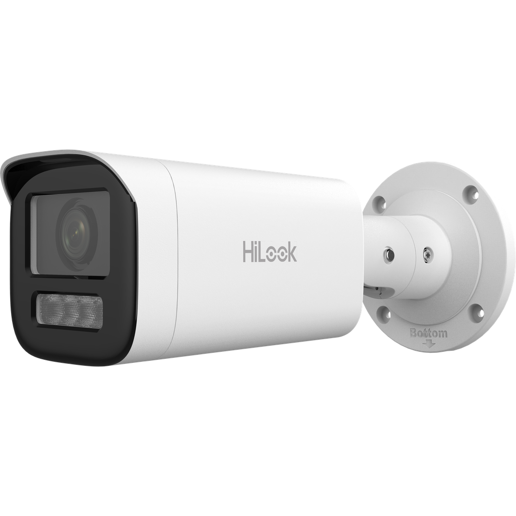 [IPC-B640HA-LZU] CAMARA IP, HILOOK (BY HIKVISION),  BULLET, 4MP, IR 50 M, DETEC. HUMANO / VEHICULO, VARIFOCAL MOTORIZADA 2.8-12MM, MICROFONO, SLOT MICROSD 512 (EQUIV 1643)