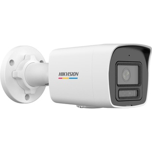 CAMARA IP, HIKVISION, BULLET, COLORVU DUAL, SLOT MICROSD, 4MP,  2.8MM, IR 30M, AUDIO, COLOR FLASH ROJO AZUL (SRB), DETEC. HUMANO Y VEHICULOS, IP67