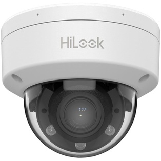 CAMARA IP, HILOOK (BY HIKVISION),  DOMO, 4MP, IR 50 M, DETEC. HUMANO / VEHICULO, VARIFOCAL MOTORIZADA 2.8-12MM, MICROFONO, SLOT MICROSD 512, ANTIVANDALICA IP67 IK08 (EQUIV 1643)