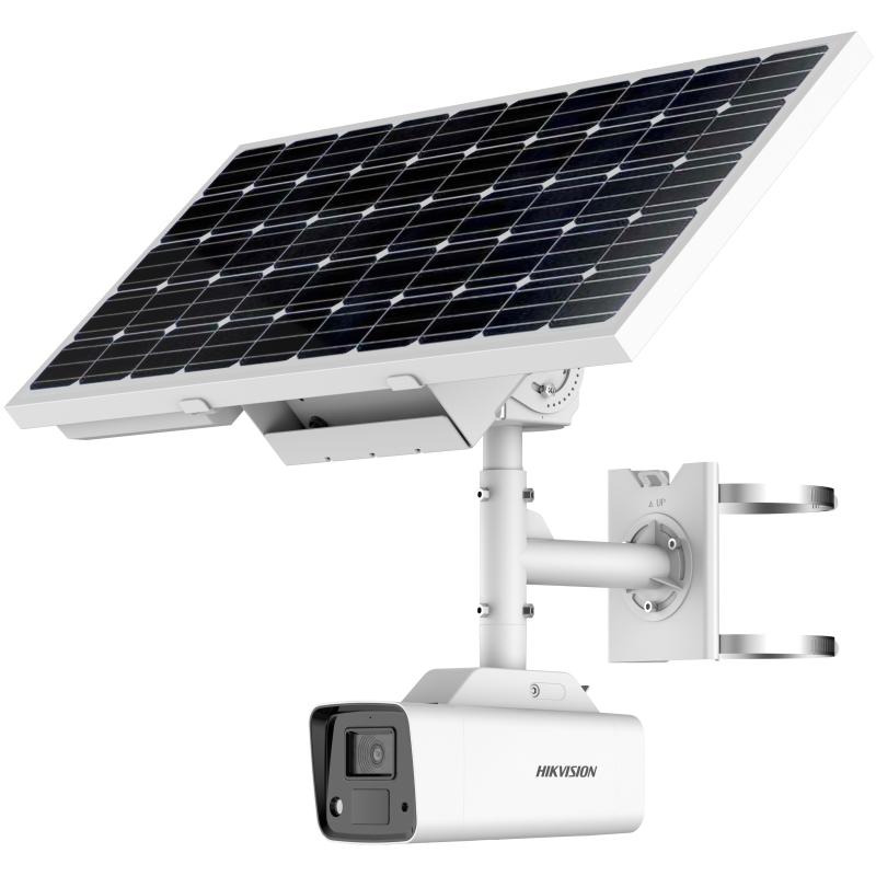 [DS-2XS2T47G1-LDH/4G] CAMARA IP, HIKVISION, PANEL SOLAR, 4MP, COLORVU, LENTE 4MM, AUDIO, 4G