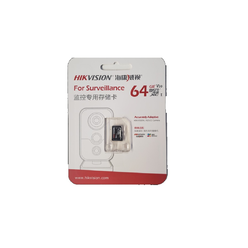 [HS-TF-P1/64G] TARJETA MICROSD 64GB HIKVISION, VIGILANCIA, LINEA P PRO , ESPECIAL  24/7, HASTA 4K